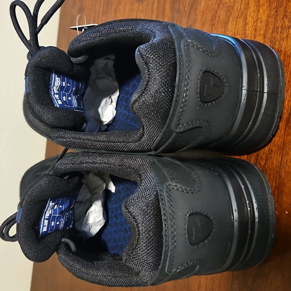 Blue Tongue Torque CT Footwear Work Shoes Composite Toe Leather Mens Sz 8 Black - Picture 8 of 14